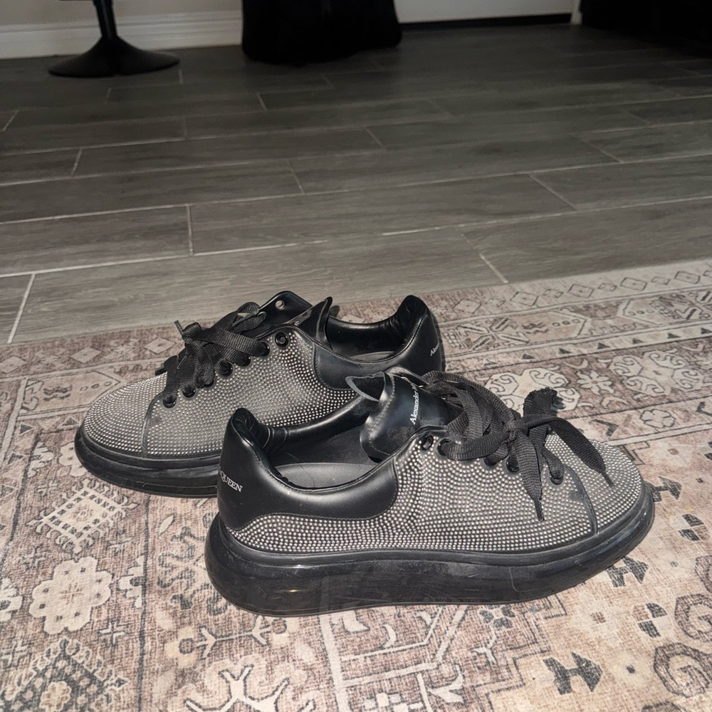 Alexander McQueen Black and Gray Sneakers